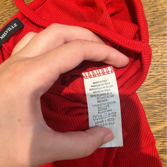 Red tank top from Brandy Melville - Picture 3 of 3